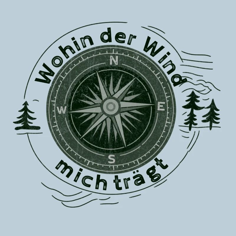 Kompass Design – Wohin der Wind mich trägt