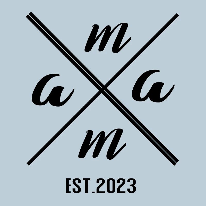 Mama Established 2023 – Minimalist Geschenk Design