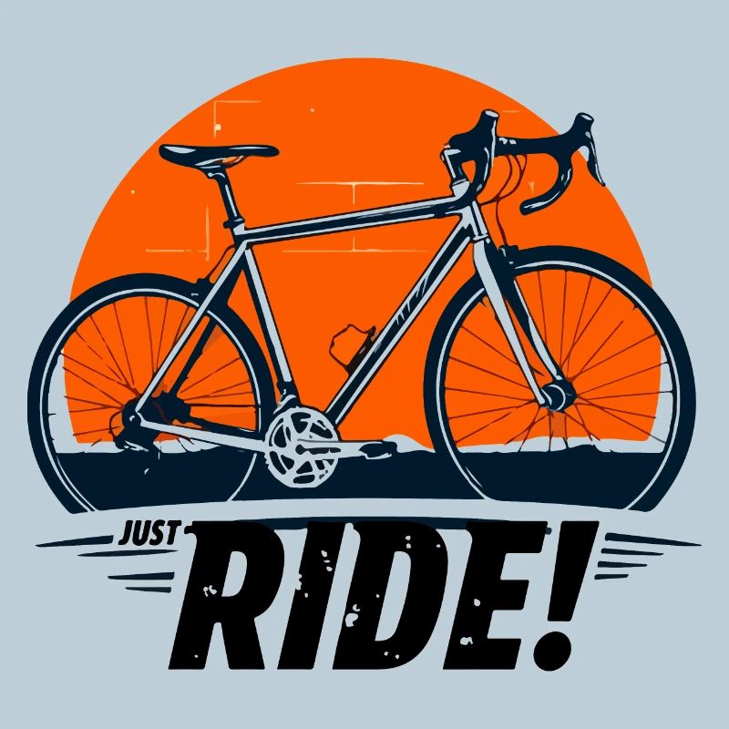 Aventure à vélo au coucher du soleil Just Ride