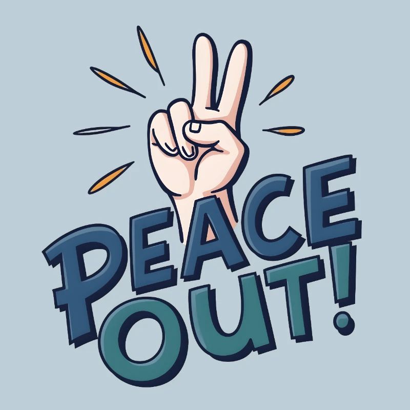 Peace Out Hand