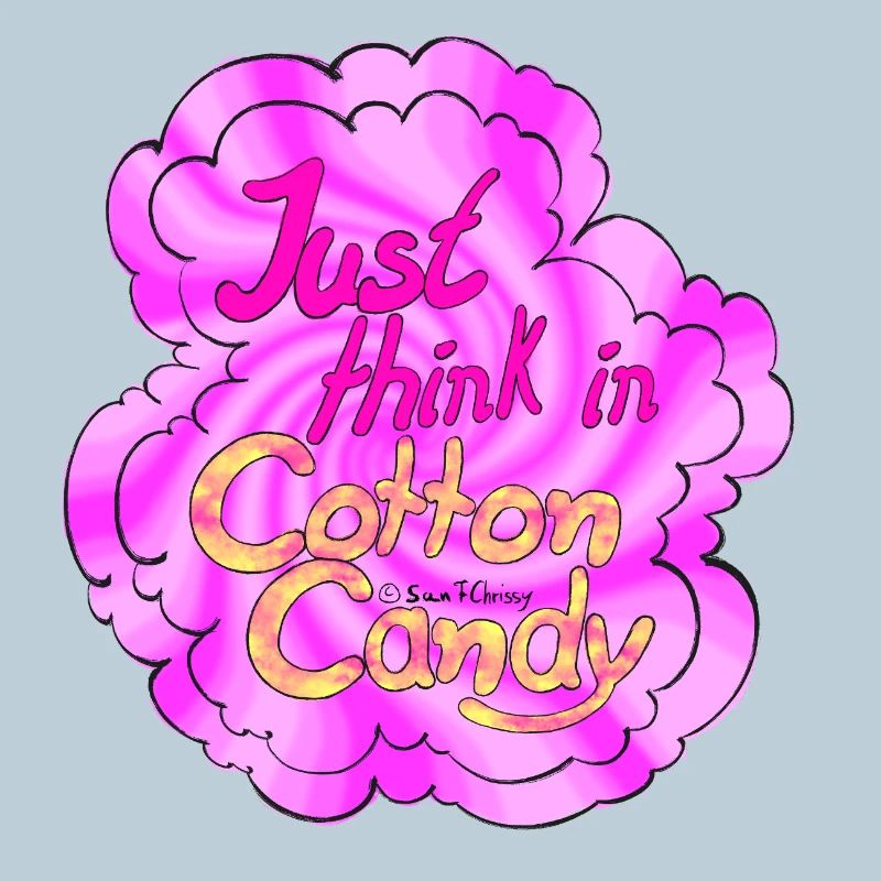 Cotton Candy Thinking swirl