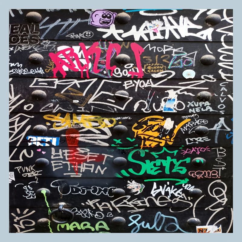 crazy colorful writings