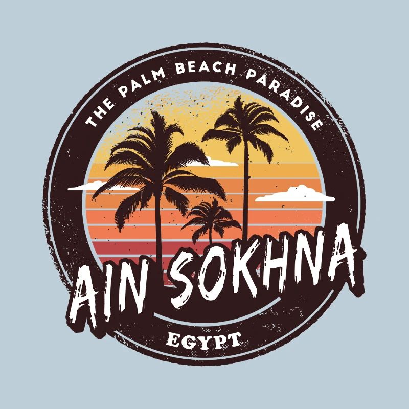 Ain Sokhna Égypte Plage Palmiers Design