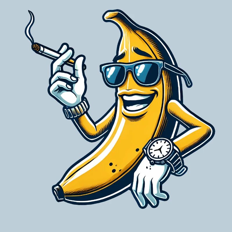 Cool banana with style