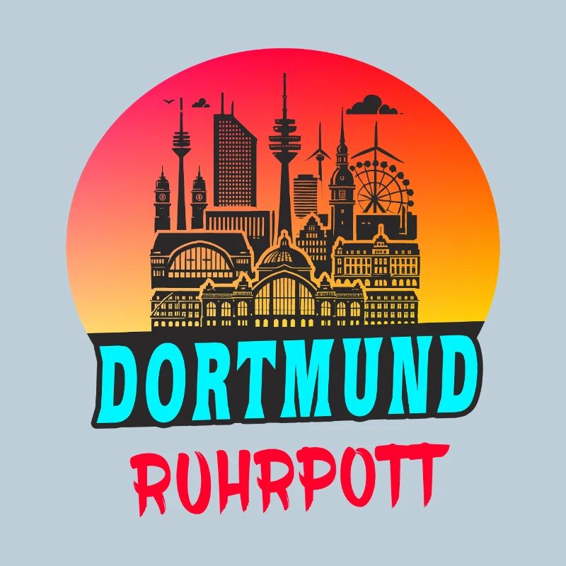 Dortmund Ruhrpott Skyline