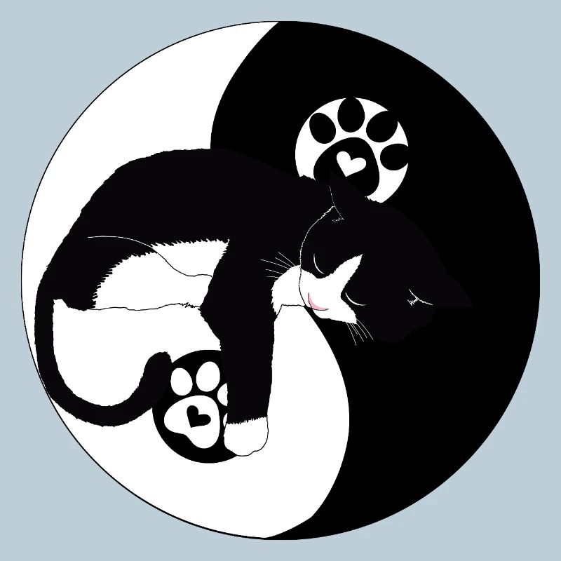 Chat nocturne sur la lune avec pattes