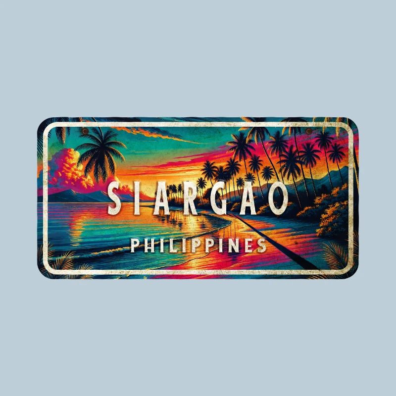 Siargao – Tropical Retro Shield