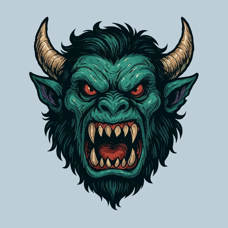 Dämonisches Wyrmgesicht