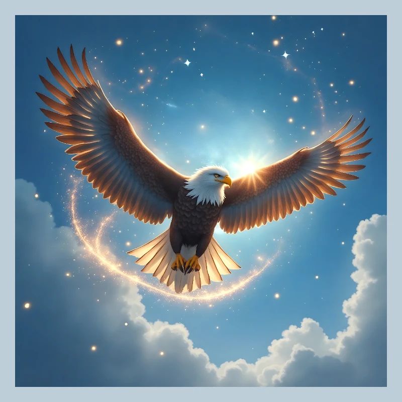 Power Animal Eagle in the Sky