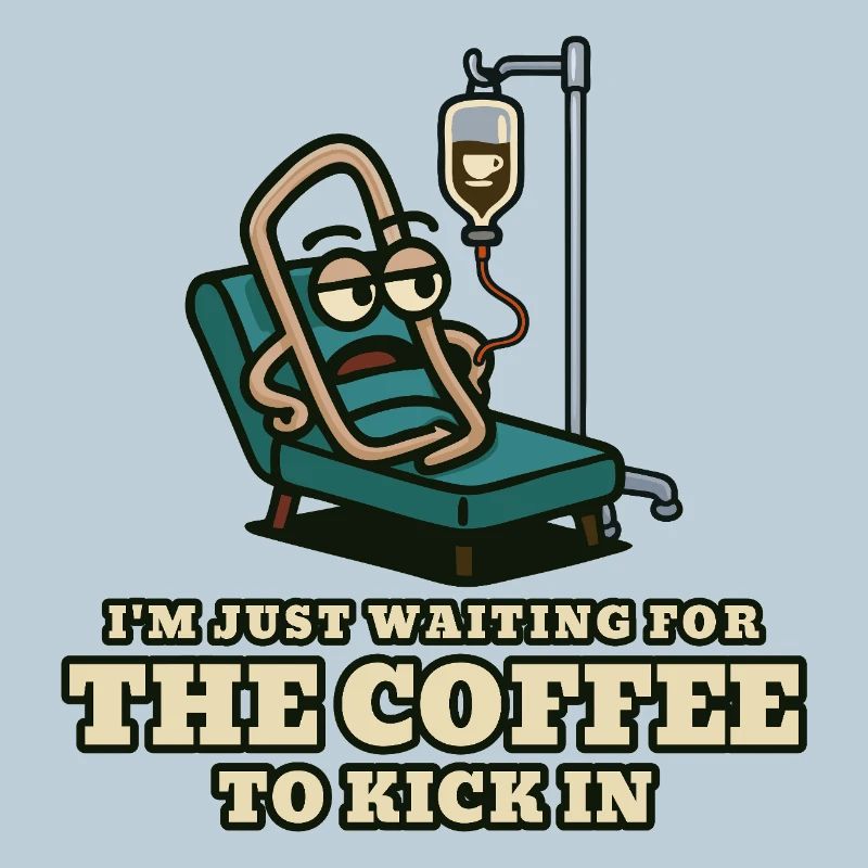 Coffee kick: Waiting patient