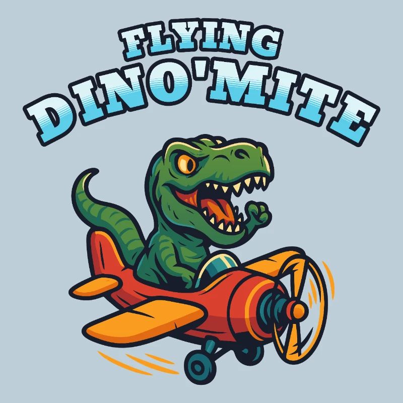 Flying Dino'Mite Plane