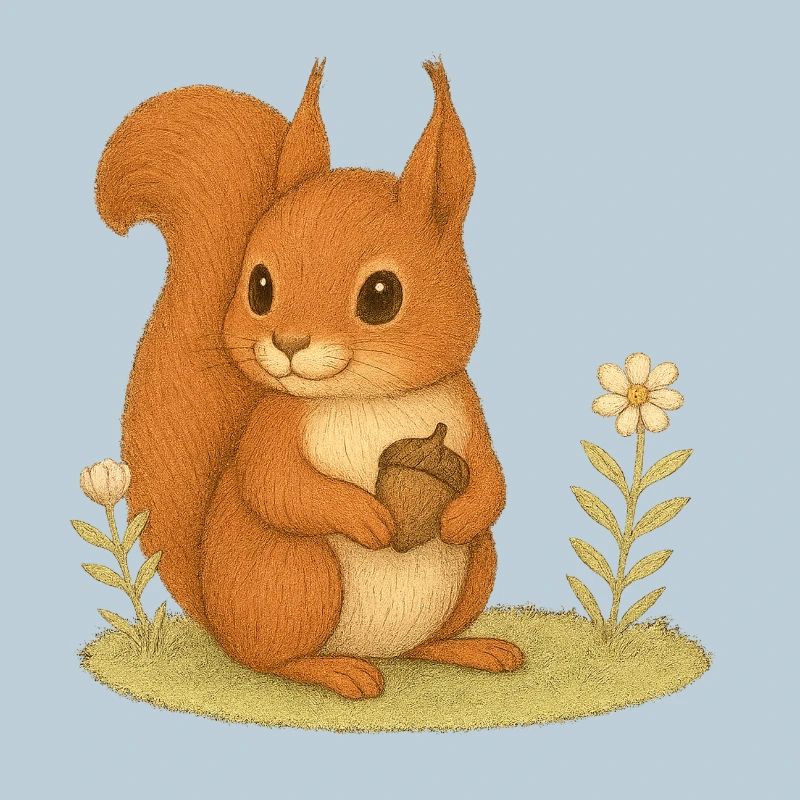 Nordischer Wald - Eichhörnchen
