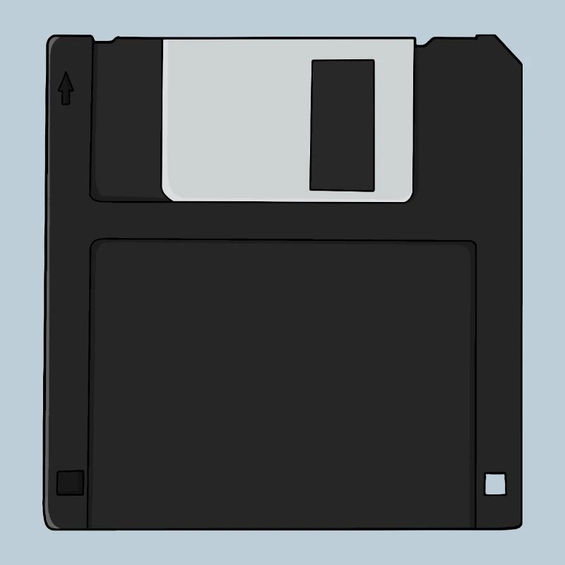 Nostalgic 3½ inch Diskette Retro Floppy Disk