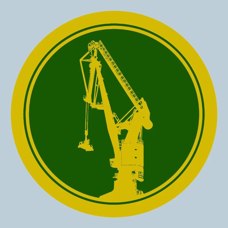 Harbour Crane Silhouette 02