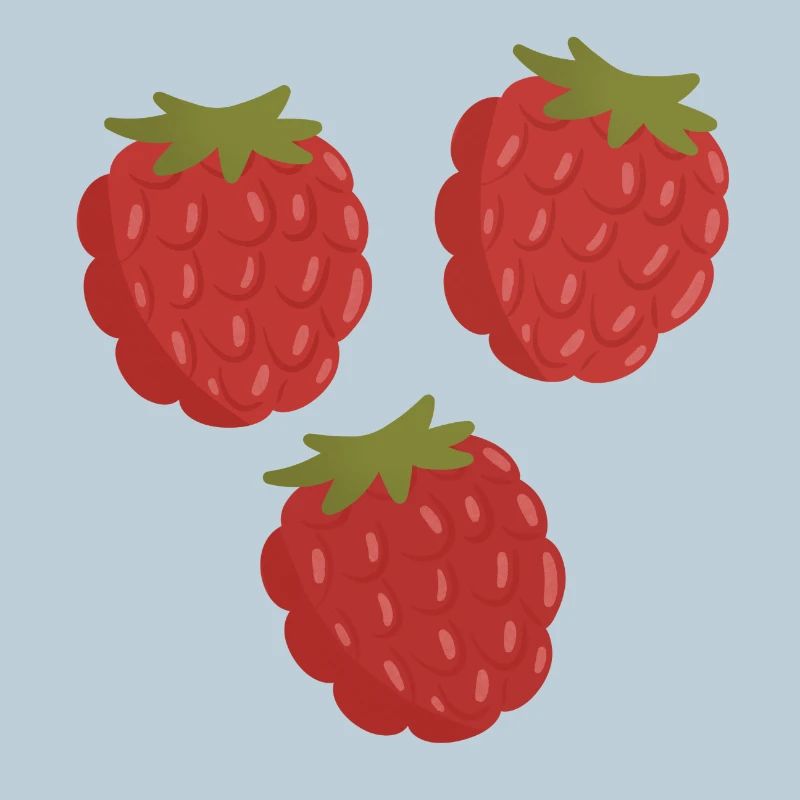 Lebendiges Himbeerfruchtmuster