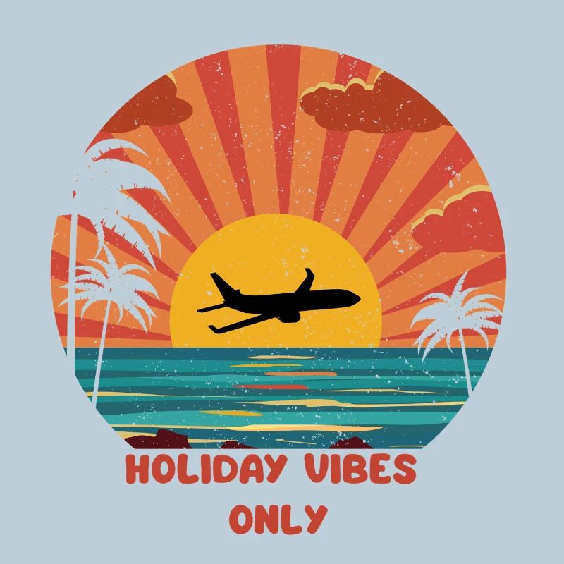 coucher de soleil avion vacances design