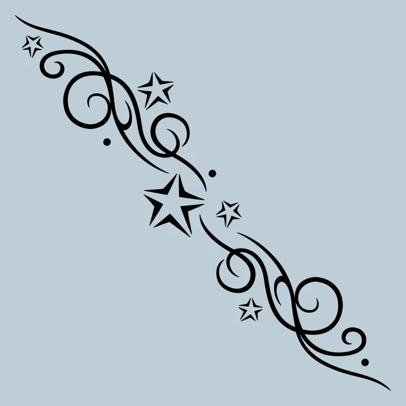 Sterne Ornament Tattoo Style