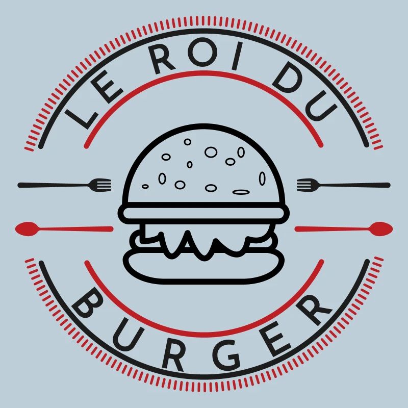Original Design der König der Burger