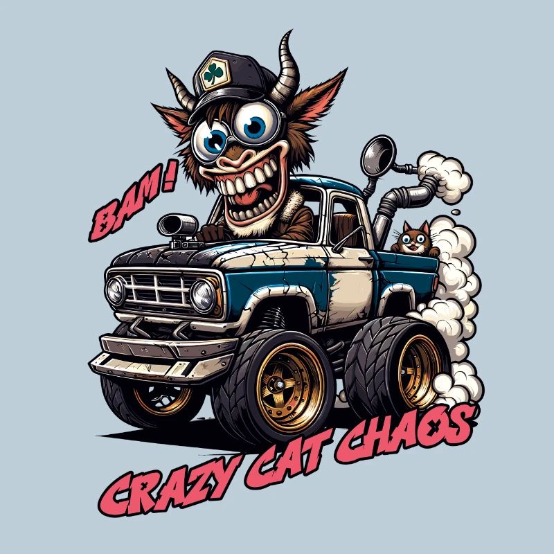 Conception tout-terrain Crazy Cat Chaos