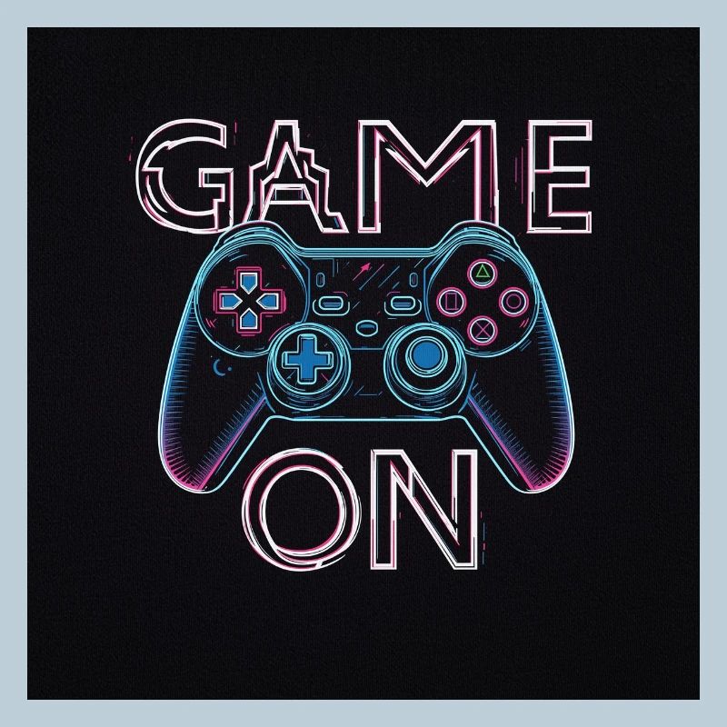Conception de manette de jeu néon