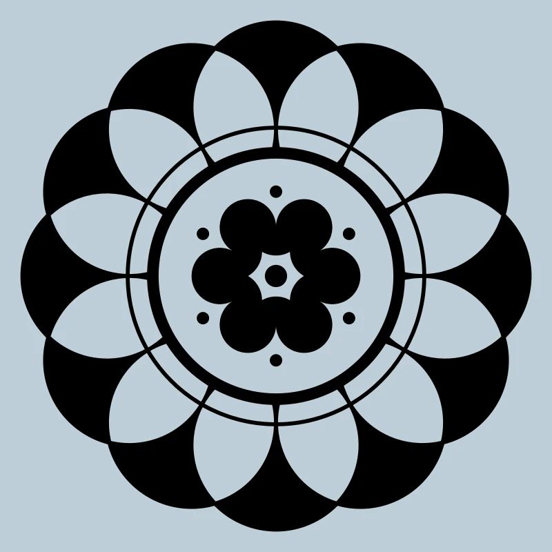 Crop Circle Flower Mandala