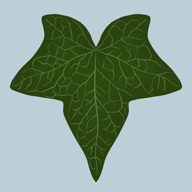 Elegant Green Ivy Leaf Pattern
