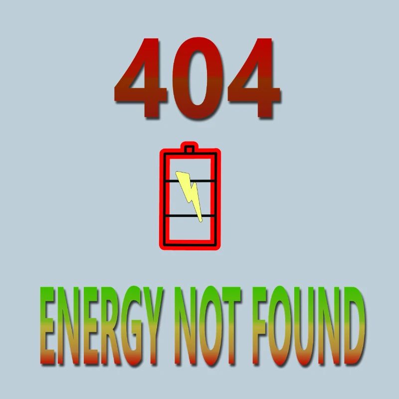 Manque d’énergie Humour Design