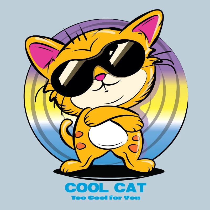 Cool Cat with Sunglasses