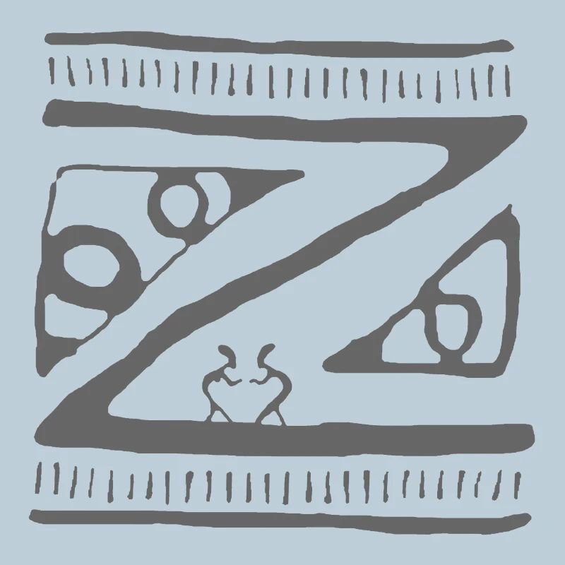 Abstract Geometric Maori Art Pattern