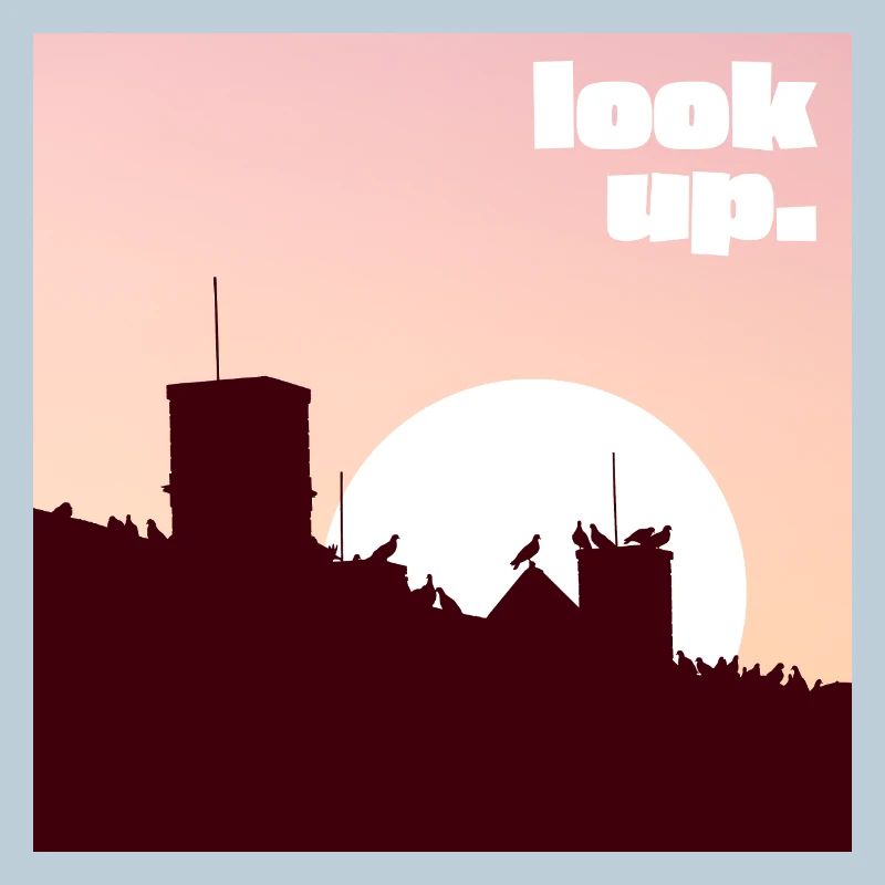 look up