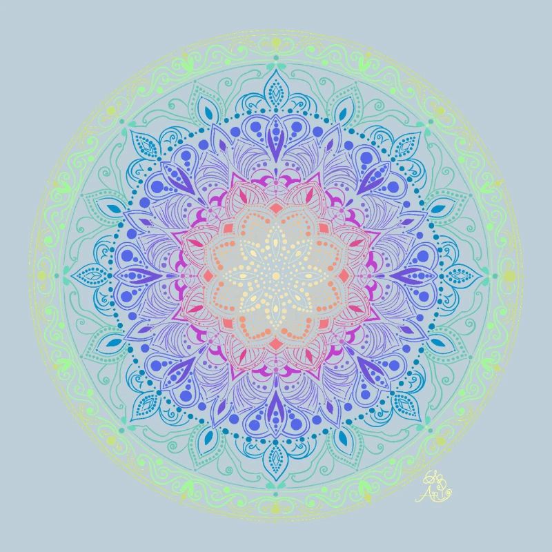Regenbogen Mandala Fusion