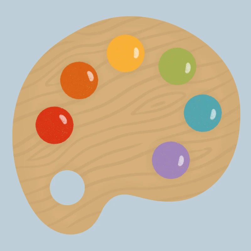 Paint Palette Charm
