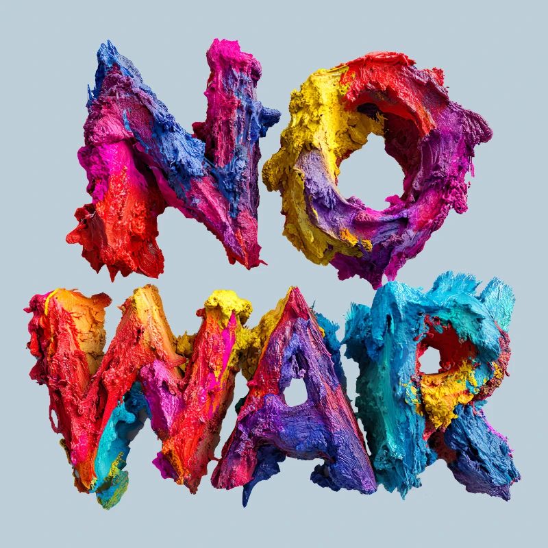 No War Farbexplosion