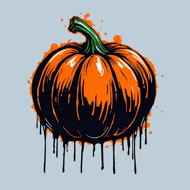 Graffiti Pumpkin - Spooky Halloween Design