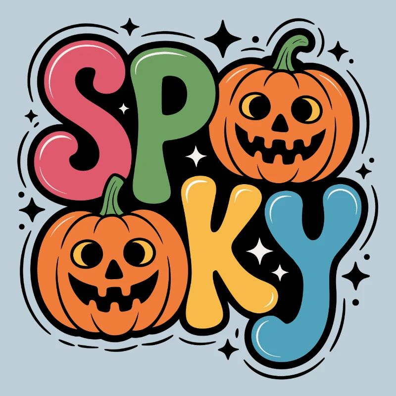 Spooky Pumpkin Pop Lettering