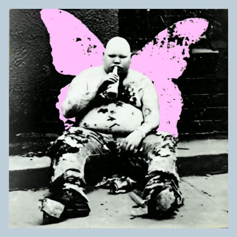 Pink Butterfly Man