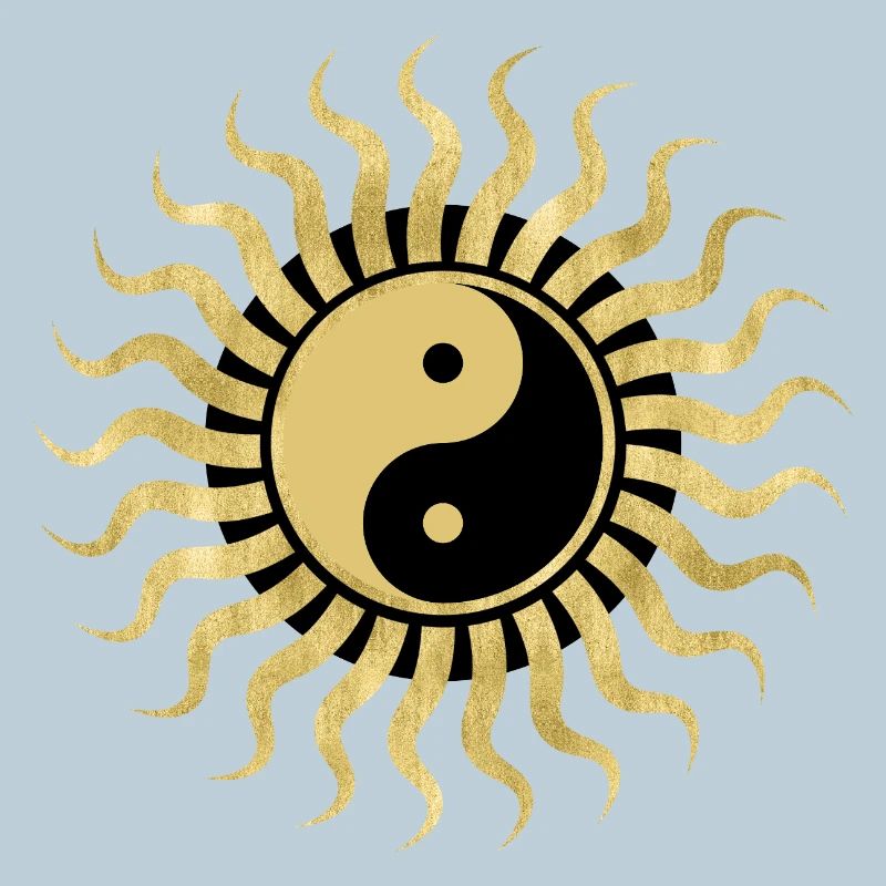 Sole Yin Yang Doré