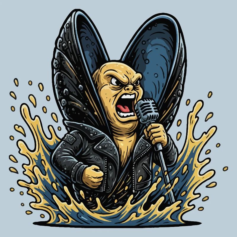 Bascule à moules avec microphone
