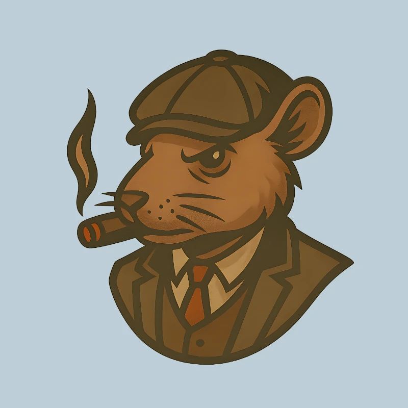 Rat in suit with cigar