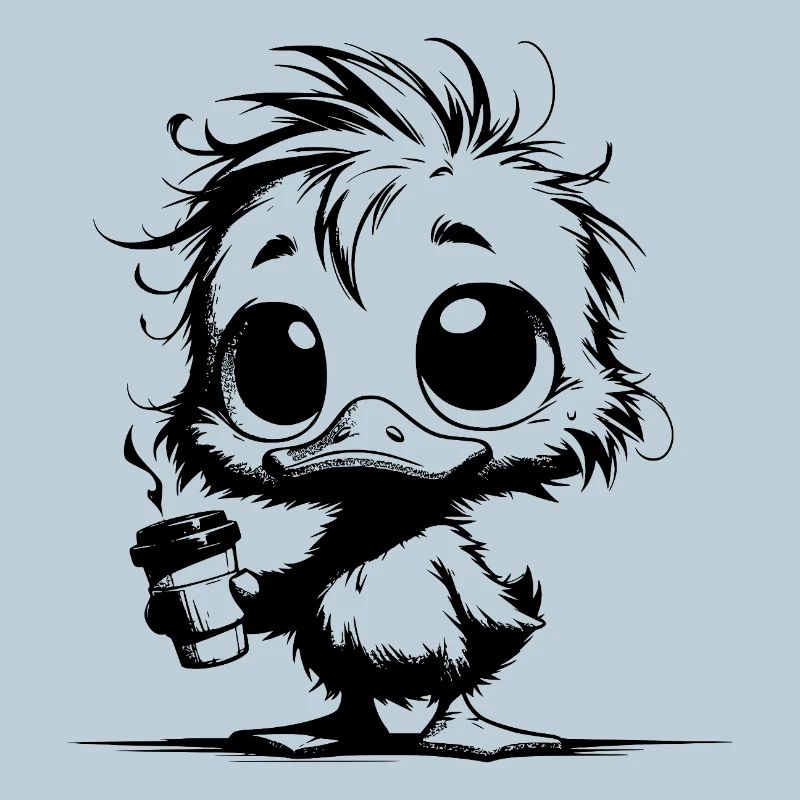 Duck in Survival Mode Caffeine Coma Mug