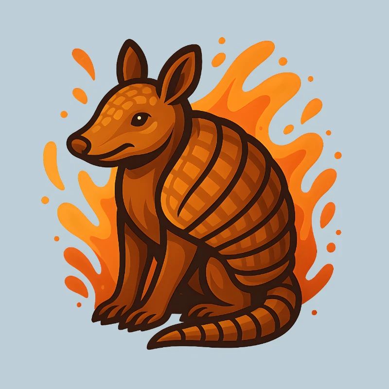 Flaming Armadillo