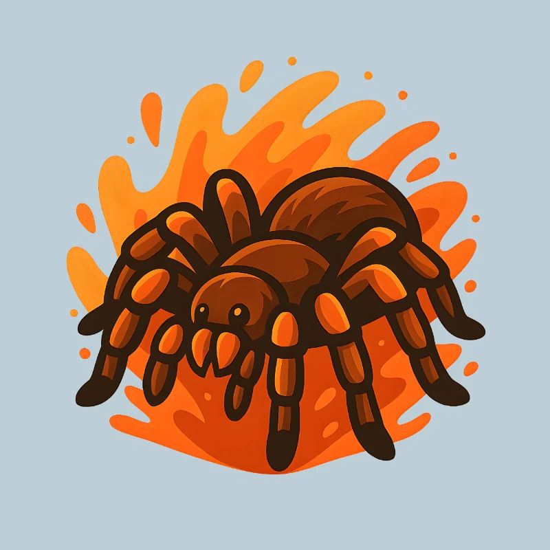 Feurige Goliath-Spinne