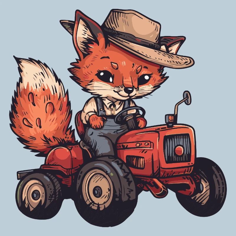 Fox Tractor Farmer