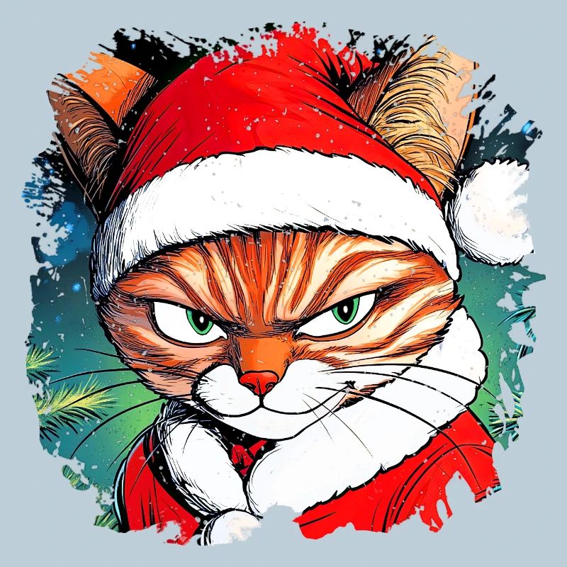 Weihnachten Katze