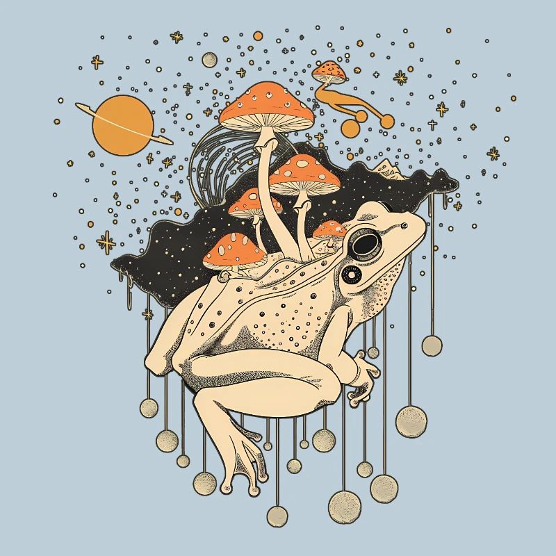 Cosmic Frog & Toadstools in the Universe