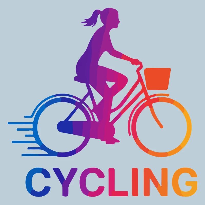 Cycliste Rainbow Gradient