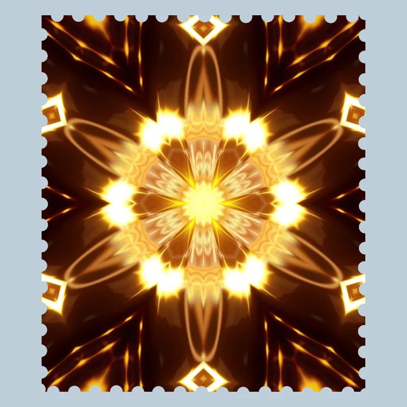 Fiery Mandala Light Play
