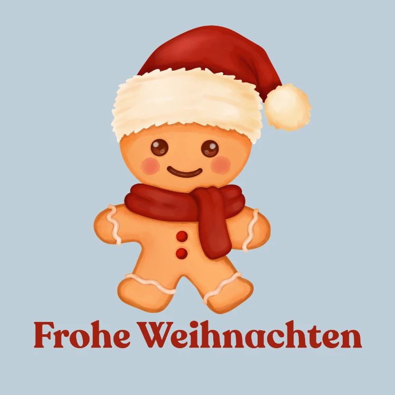 Frohe Weihnachten Lebkuchenmännchen Advent