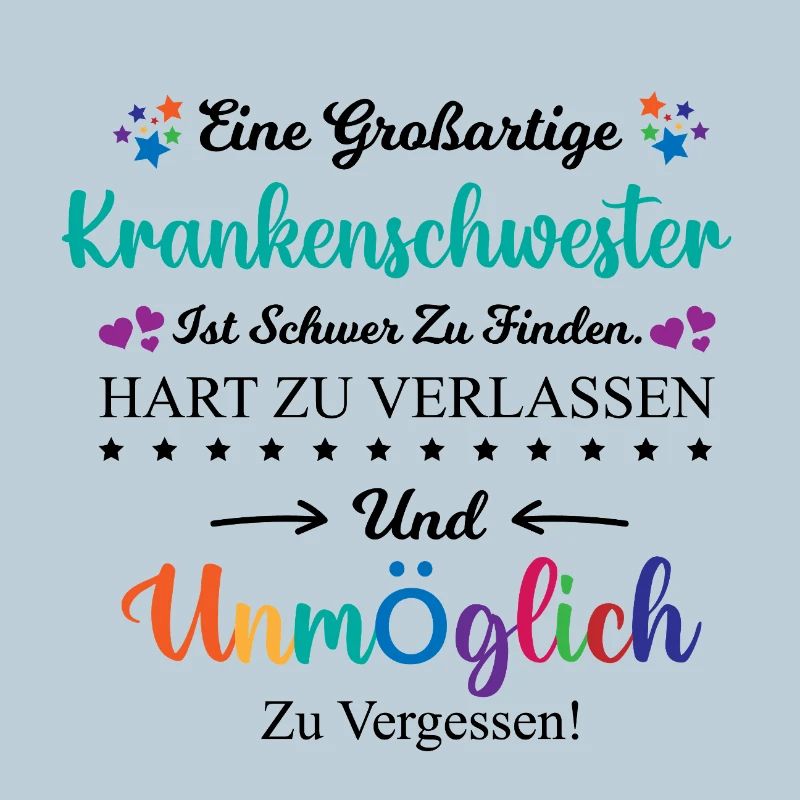Krankenschwester Beruf Spruch Abschied Geschenk