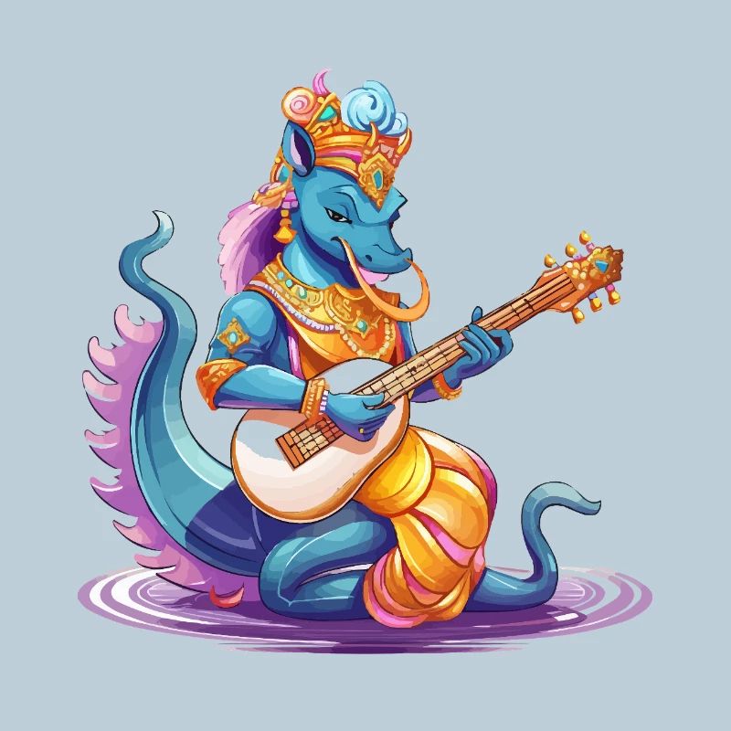 Guitariste de Blue Dragon Music